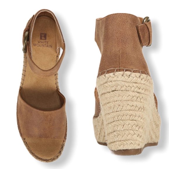 White Mountain Viewridge Espadrille Wedge Sandal - Picture 3 of 15